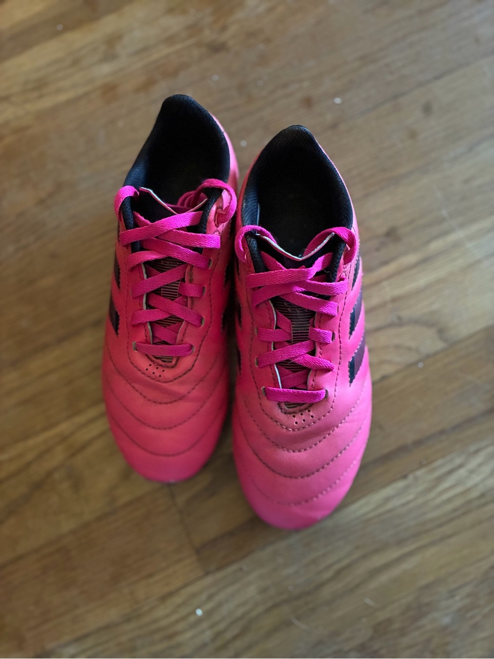 Kids Pink Athletic Sneakers - Comfortable Lace-Up Design